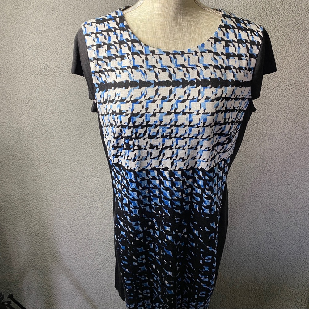 R New York &. Company Womens Bodycon Mini Dress Size L Cap Sleeve